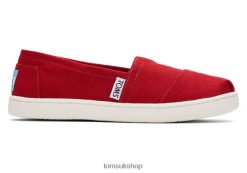 Toms Kids Alpargata Red Shoes Z480RF542