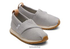 Toms Kids Alpargata Resident Grey Shoes Z480RF509