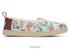Toms Kids Sloths Alpargata New Style Shoes Z480RF553