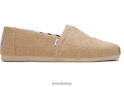 Toms Men Alpargata Burlap Burlap Natural Shoes Z480RF429