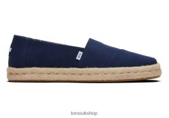 Toms Men Alpargata Eco Rope 2.0 Navy Shoes Z480RF416