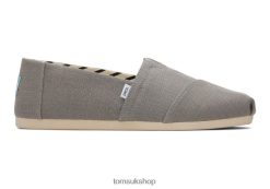 Toms Men Alpargata Heritage Canvas Cement Shoes Z480RF381