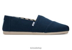 Toms Men Alpargata Heritage Canvas Dark Indigo Shoes Z480RF382