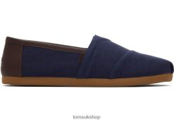 Toms Men Alpargata Synthetic Trim Deep Navy Shoes Z480RF430
