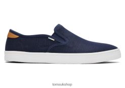 Toms Men Baja Slip On Navy Shoes Z480RF445