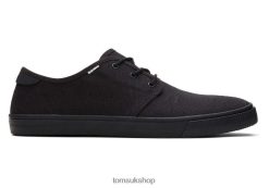 Toms Men Carlo Trainers Black Shoes Z480RF493