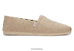 Toms Men Heritage Alpargata Natural Shoes Z480RF380