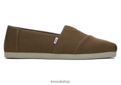 Toms Men REPREVE Alpargata Dark Olive Shoes Z480RF414