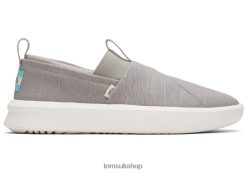 Toms Men Rover Alpargata Grey Shoes Z480RF489