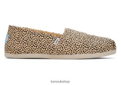 Toms Women Alpagrata Mini Cheetah Honey Beige Mini Cheetah Shoes Z480RF125