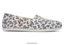 Toms Women Alpargata Butterflies Pink Tie Dye Shoes Z480RF57