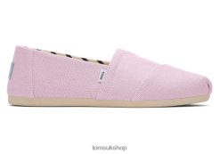 Toms Women Alpargata Eco Heritage Canvas Light Lilac Shoes Z480RF4