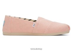 Toms Women Alpargata Eco Heritage Canvas Peach Blush Shoes Z480RF16