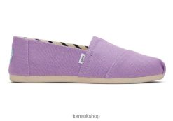 Toms Women Alpargata Eco Heritage Canvas Violet Shoes Z480RF26