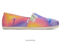 Toms Women Ashley Lukashevsky Alpargata Purple Multi Shoes Z480RF73