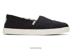 Toms Women Cupsole Alpargata Black Shoes Z480RF280