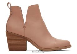 Toms Women Everly Cutout Boot Brown Shoes Z480RF238