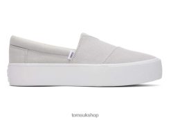 Toms Women Fenix Platform Lunar Grey Shoes Z480RF239