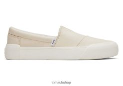 Toms Women Fenix Slip On Beige Matte Shoes Z480RF311