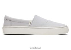 Toms Women Fenix Slip On Grey Shoes Z480RF316