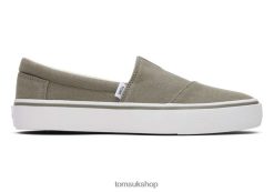 Toms Women Fenix Vetiver Grey Shoes Z480RF294