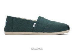 Toms Women Heritage Alpargata Dark Green Shoes Z480RF12