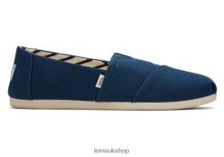 Toms Women Heritage Alpargata Majolica Blue Shoes Z480RF10