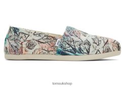Toms Women Kelvin Lopez Alpargata Pink Multi Shoes Z480RF65