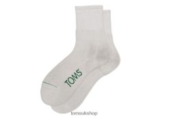 Toms Women KROST Crew Socks Grey Accessories Z480RF351