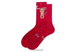 Toms Women Light Cushioned Crew Socks Holiday Sloth New Style Accessories Z480RF365