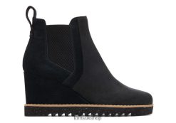 Toms Women Maddie Boot Black Shoes Z480RF227