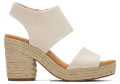 Toms Women Majorca Rope Platform Sandal Natural Basket Weave Shoes Z480RF210
