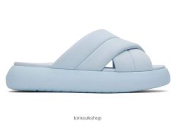 Toms Women Mallow Cross-over REPREVE Pastel Blue REPREVE Jersey Shoes Z480RF242