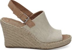 Toms Women Monica Wedge natural Shoes Z480RF223