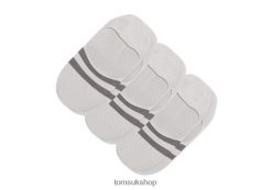 Toms Women No Show Socks 3 Pack Grey 3 Pack Accessories Z480RF355