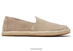 Toms Women Pismo Espadrille Beige Shoes Z480RF179
