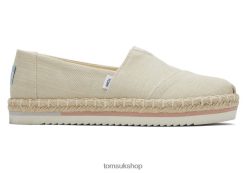 Toms Women Platform Alpargata natural Shoes Z480RF176