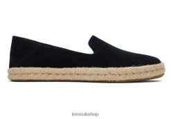 Toms Women Santiago Suede Black Suede Shoes Z480RF143