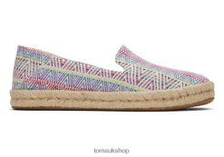 Toms Women Santiago Woven Natural Chunky Global Shoes Z480RF174