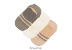 Toms Women Ultimate No Show Socks Mixed Neutral 3 Pack Nautral Multi Accessories Z480RF332